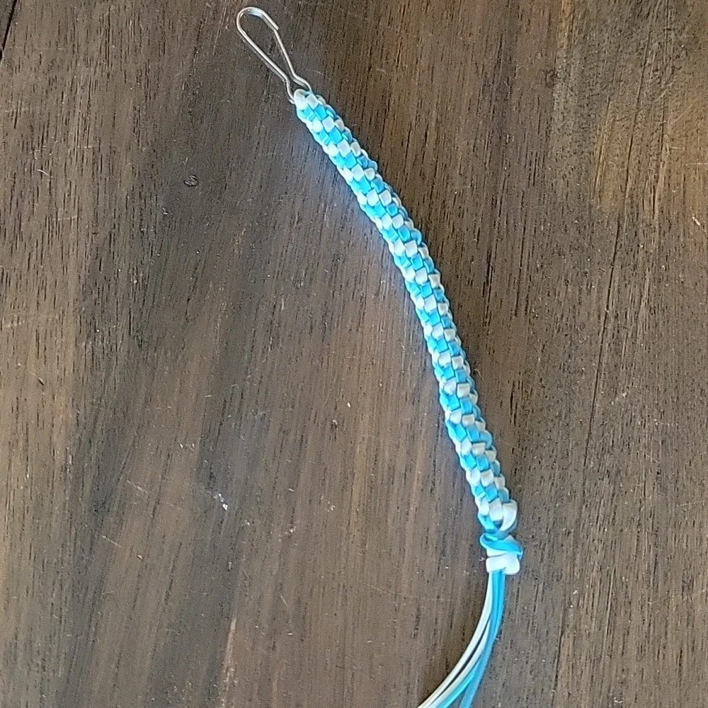 Gimp Boondoggle Rexlace Spiral Zipper Pull Keychain